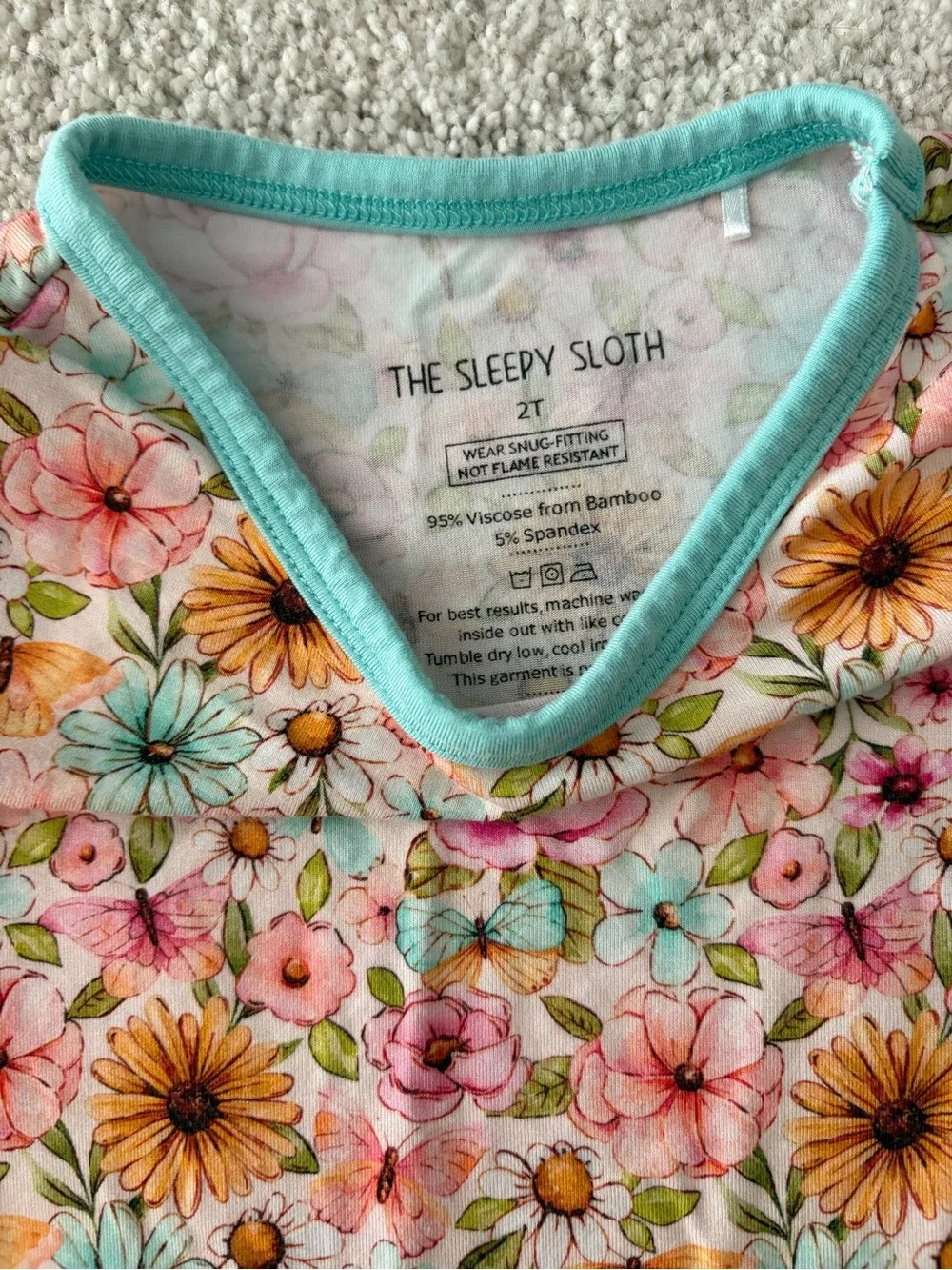 TWO PIECE SHORT SLEEVE WITH PANTS JAMMIES - Penelope’s Petals